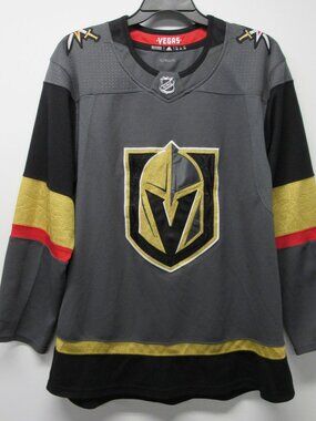 Adidas NHL Las Vegas Golden Knights Hockey Jersey Men's sz 52 Fight Strap